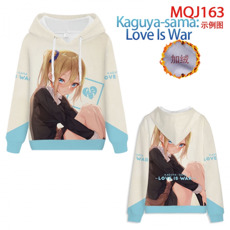 Kaguya-sama: Love Is War hooded plus fleece sweater 9 sizes from XXS to 4XL MQJ163