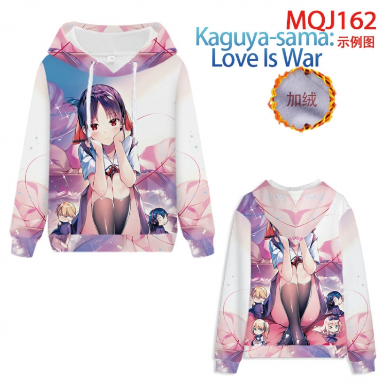 Kaguya-sama: Love Is War hooded plus fleece sweater 9 sizes from XXS to 4XL MQJ162