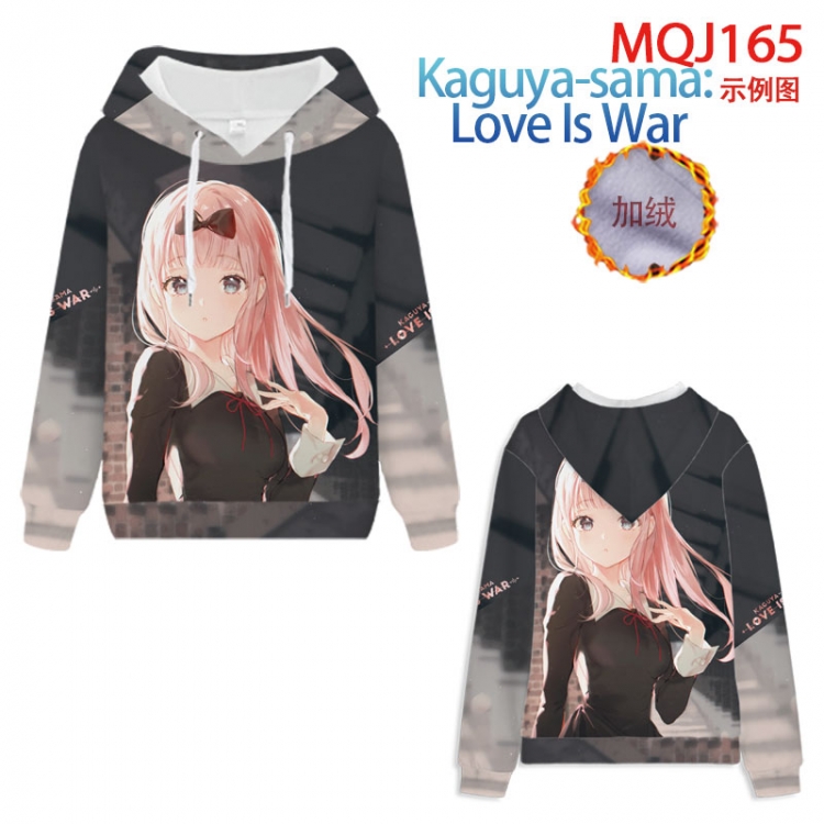 Kaguya-sama: Love Is War hooded plus fleece sweater 9 sizes from XXS to 4XL MQJ165