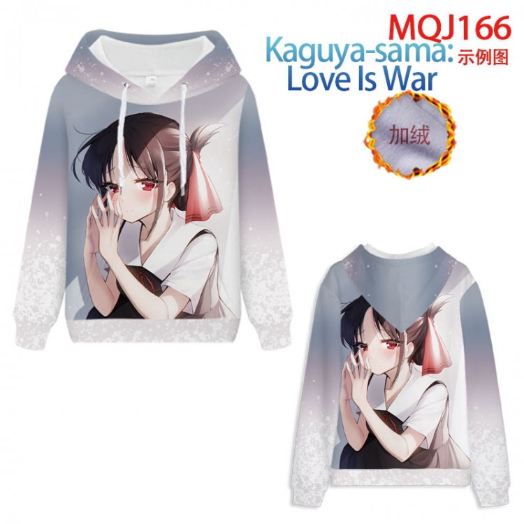 Kaguya-sama: Love Is War hooded plus fleece sweater 9 sizes from XXS to 4XL MQJ166