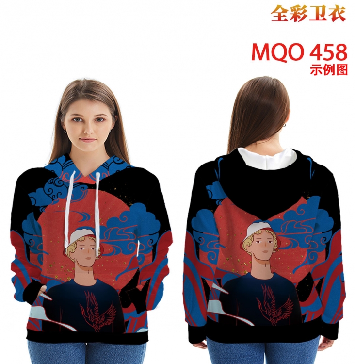 Chinese style Full Color Patch pocket Sweatshirt Hoodie EUR SIZE 9 sizes from XXS to XXXXL MQO458 