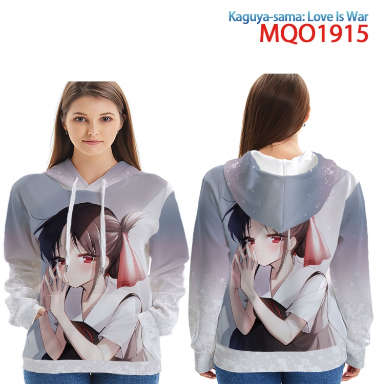 Kaguya-sama: Love Is War Full Color Patch pocket Sweatshirt Hoodie EUR SIZE 9 sizes from XXS to XXXXL MQO1915