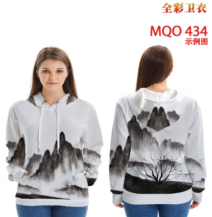 Chinese style Full Color Patch pocket Sweatshirt Hoodie EUR SIZE 9 sizes from XXS to XXXXL MQO434 