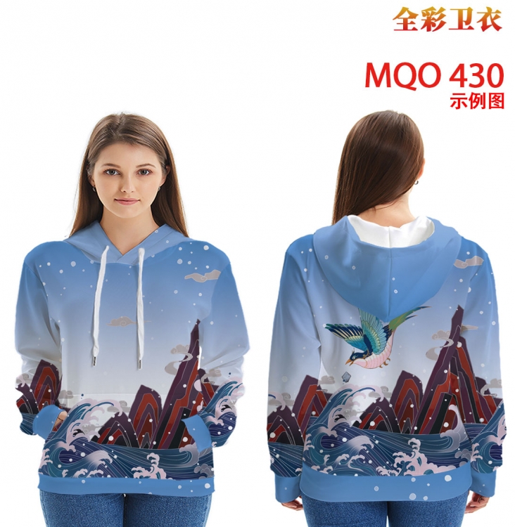 Chinese style Full Color Patch pocket Sweatshirt Hoodie EUR SIZE 9 sizes from XXS to XXXXL MQO430 