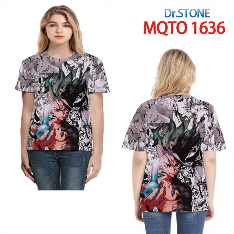 Dr.STONE Full color printed short sleeve T-shirt 2XS-4XL, 9 sizes MQTO1636