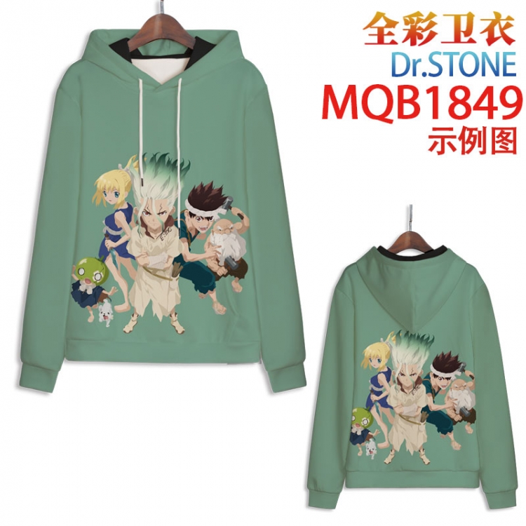 Dr.STONE Full Color Patch pocket Sweatshirt Hoodie 8 sizes from  XS to 4XL MQB1849