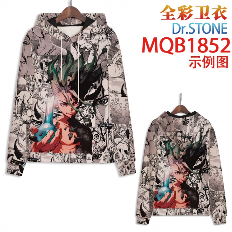 Dr.STONE Full Color Patch pocket Sweatshirt Hoodie 8 sizes from  XS to 4XL MQB1852