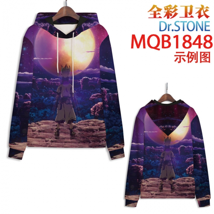 Dr.STONE Full Color Patch pocket Sweatshirt Hoodie 8 sizes from  XS to 4XL MQB1848