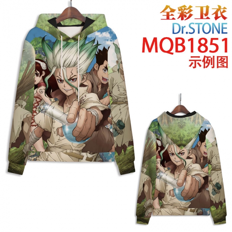 Dr.STONE Full Color Patch pocket Sweatshirt Hoodie 8 sizes from  XS to 4XL MQB1851