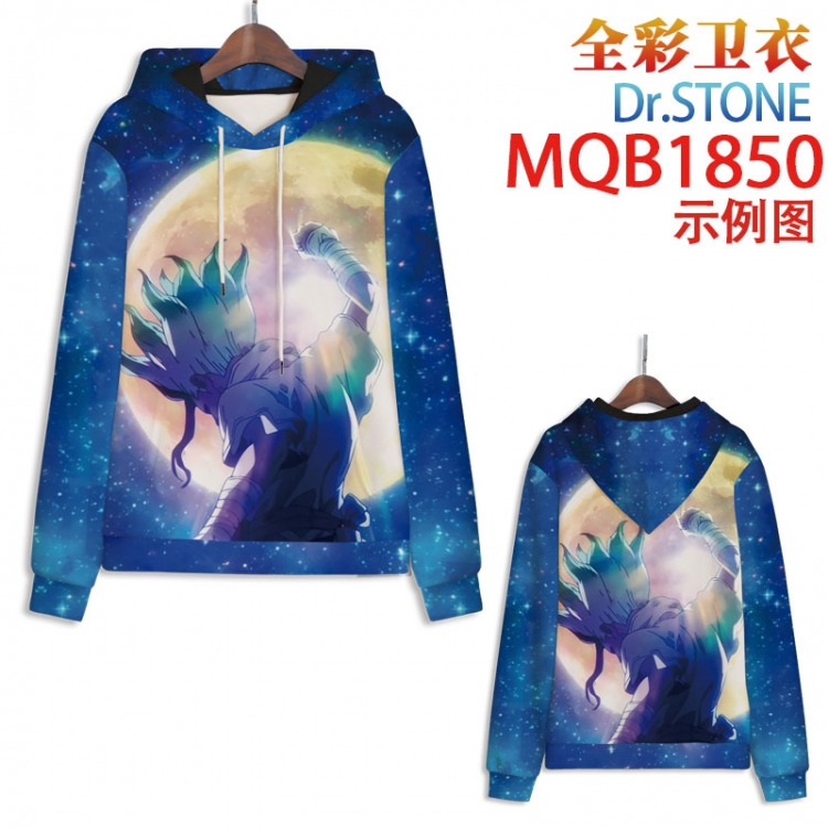 Dr.STONE Full Color Patch pocket Sweatshirt Hoodie 8 sizes from  XS to 4XL MQB1850