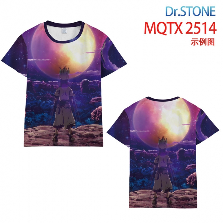 Dr.STONE Full color printed short sleeve T-shirt from  S to 5XL MQTX2514
