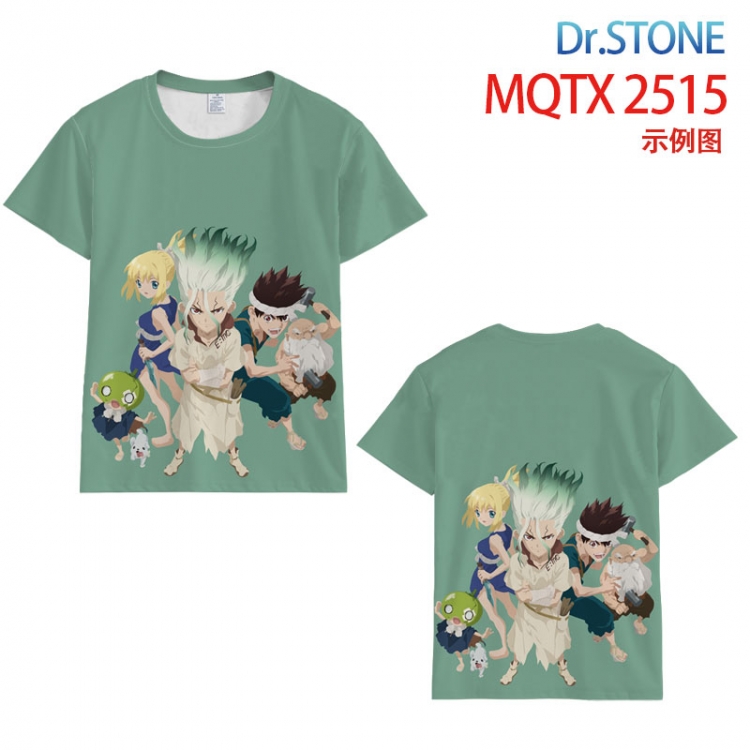 Dr.STONE Full color printed short sleeve T-shirt from  S to 5XL MQTX2515