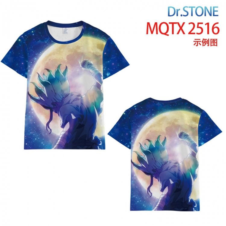 Dr.STONE Full color printed short sleeve T-shirt from  S to 5XL MQTX2516
