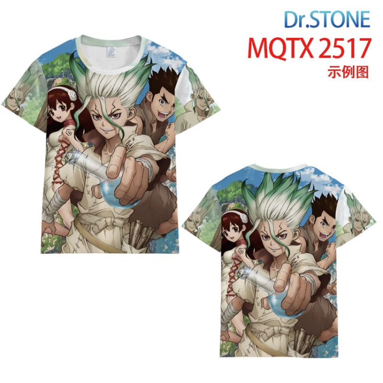 Dr.STONE Full color printed short sleeve T-shirt from  S to 5XL MQTX2517