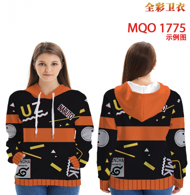 Naruto Patch pocket Sweatshirt Hoodie  9 sizes from XXS to 4XL MQO1775