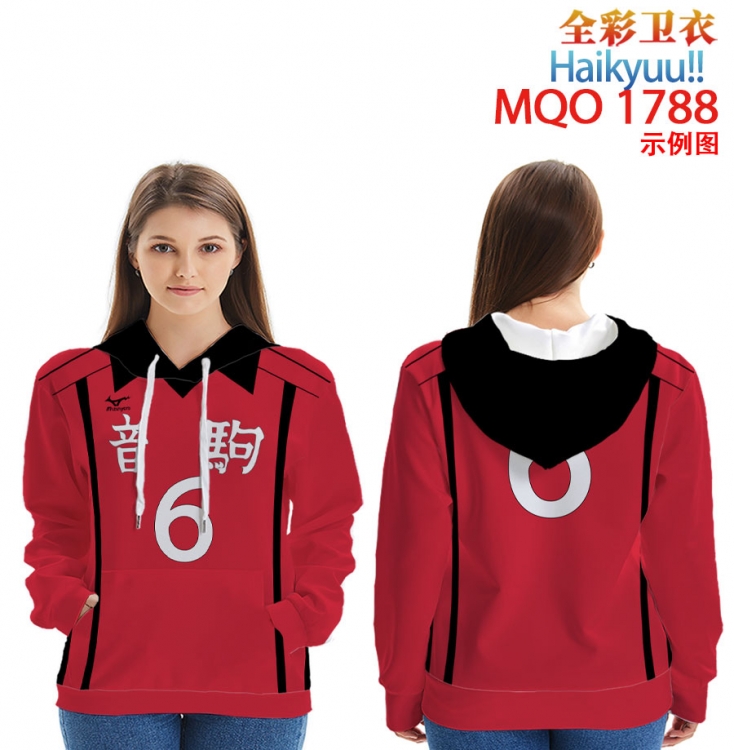 Haikyuu!! Patch pocket Sweatshirt Hoodie  9 sizes from XXS to 4XL MQO1788