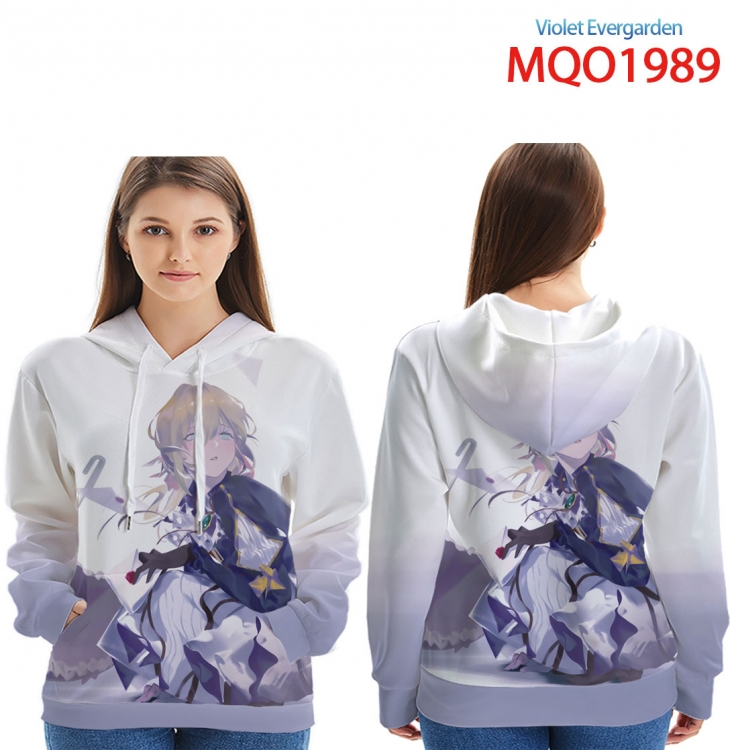 Violet Evergarden Patch pocket Sweatshirt Hoodie  9 sizes from XXS to 4XL MQO1989