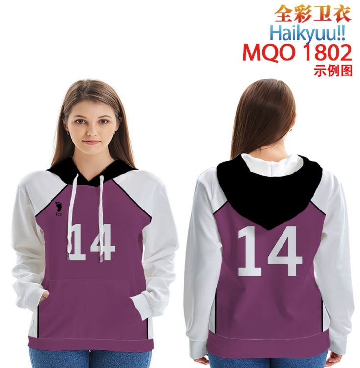 Haikyuu!! Patch pocket Sweatshirt Hoodie  9 sizes from XXS to 4XL MQO1802