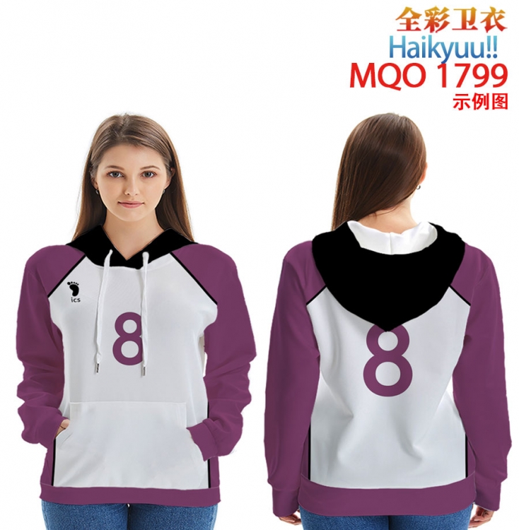 Haikyuu!! Patch pocket Sweatshirt Hoodie  9 sizes from XXS to 4XL MQO1799