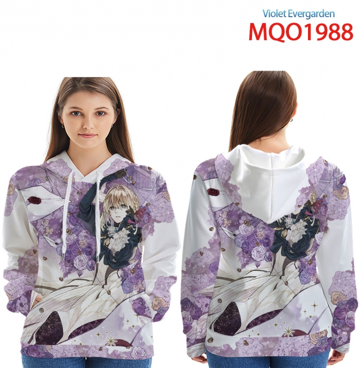 Violet Evergarden Patch pocket Sweatshirt Hoodie  9 sizes from XXS to 4XL MQO1988