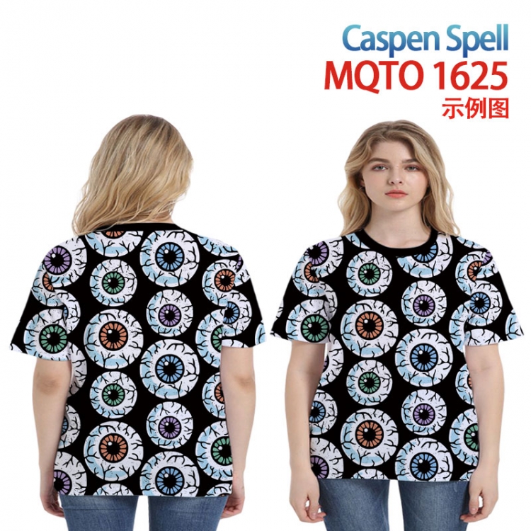 Caspen Spell Full color printed short sleeve T-shirt 2XS-4XL, 9 sizes MQTO1625
