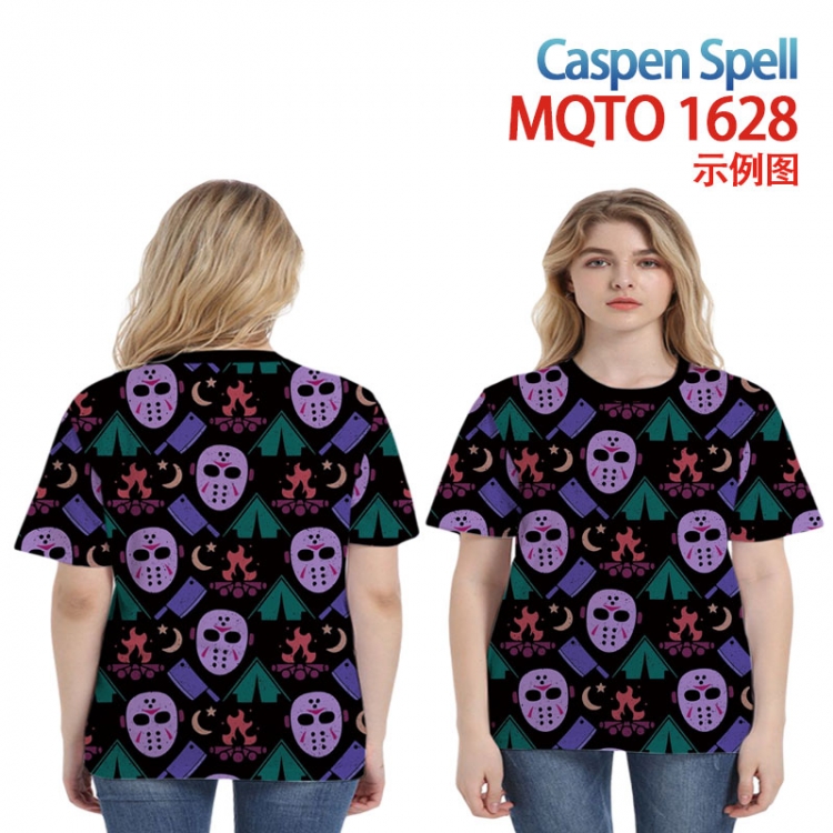Caspen Spell Full color printed short sleeve T-shirt 2XS-4XL, 9 sizes MQTO1628