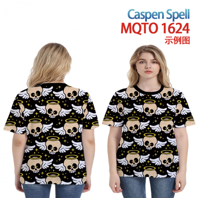 Caspen Spell Full color printed short sleeve T-shirt  2XS-4XL, 9 sizesMQTO1624