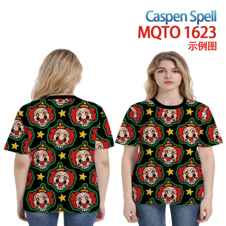 Caspen Spell Full color printed short sleeve T-shirt 2XS-4XL, 9 sizes MQTO1623