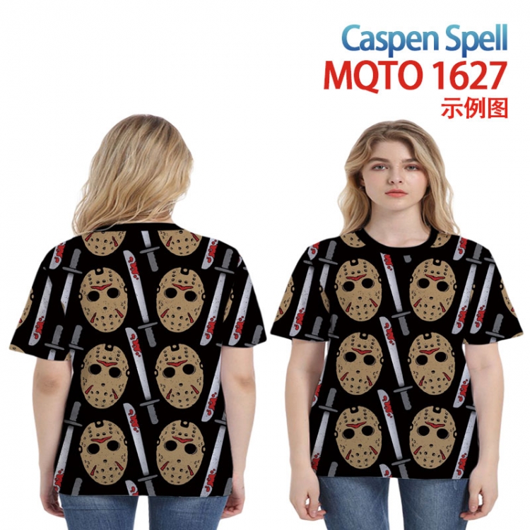 Caspen Spell Full color printed short sleeve T-shirt 2XS-4XL, 9 sizes MQTO1627