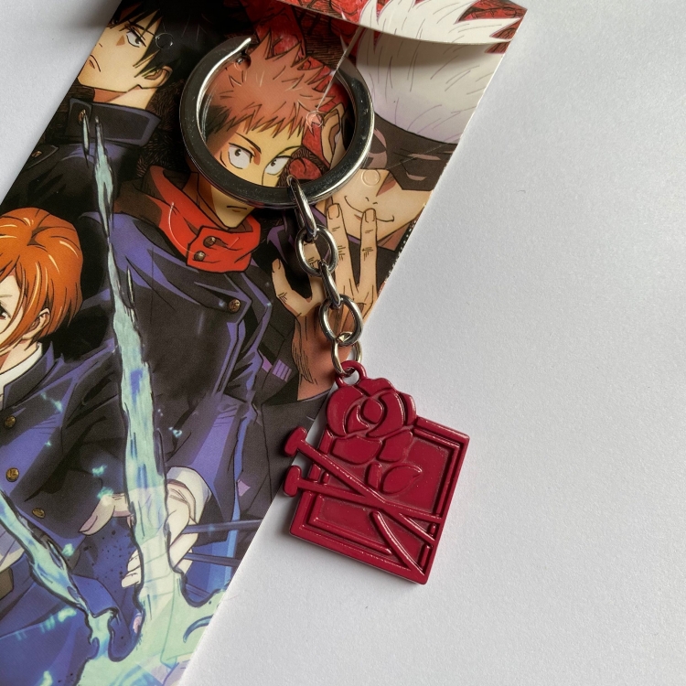 Jujutsu Kaisen  Anime metal keychain pendant  price for 5 pcs 