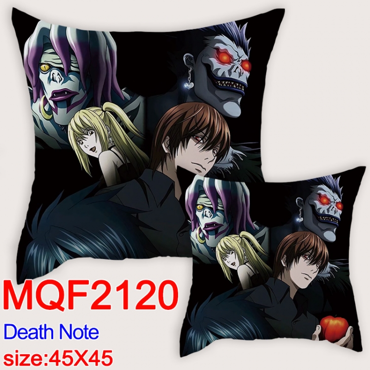 Death note Cartoon double-sided full-color pillow cushion  45X45CM MQF-2120
