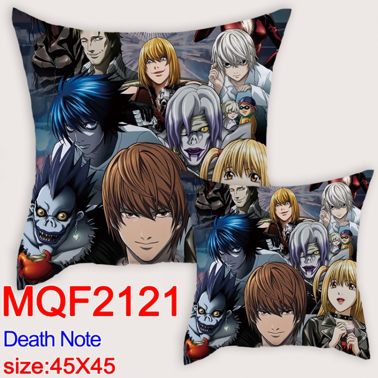 Death note Cartoon double-sided full-color pillow cushion  45X45CM MQF-2121