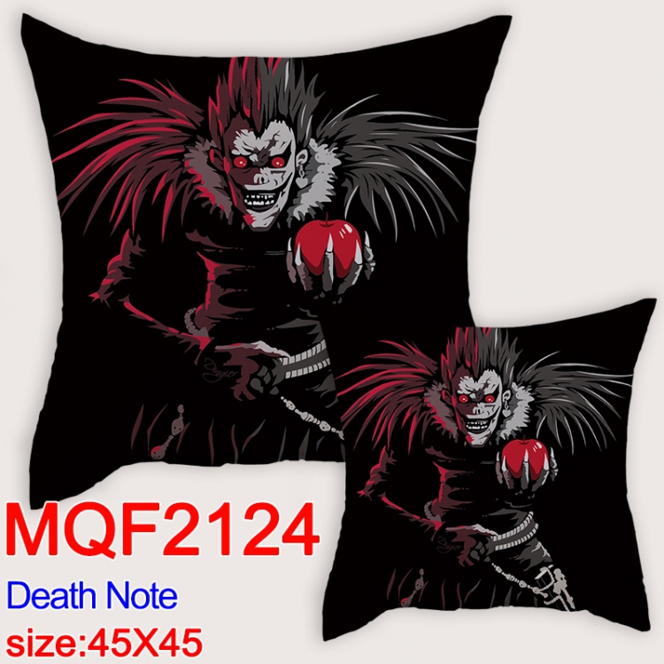 Death note Cartoon double-sided full-color pillow cushion  45X45CM  MQF-2124
