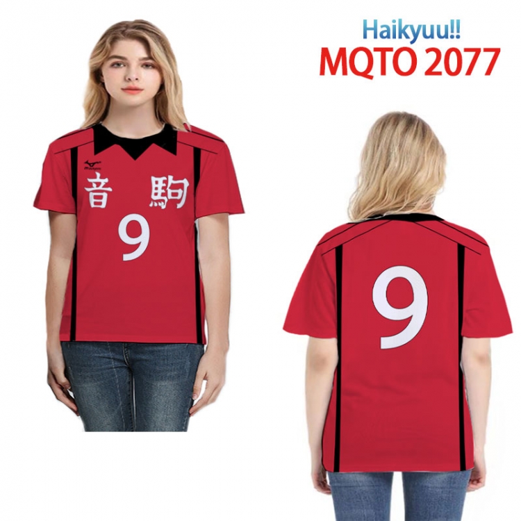 Haikyuu!! Full color printed short-sleeved T-shirt  2XS-4XL MQTO 2077
