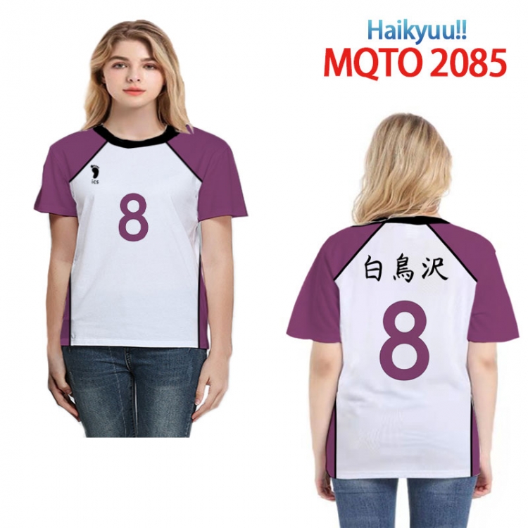 Haikyuu!! Full color printed short-sleeved T-shirt  2XS-4XL MQTO 2085