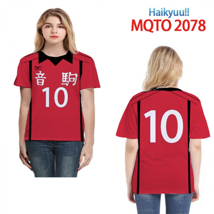Haikyuu!! Full color printed short-sleeved T-shirt  2XS-4XL MQTO 2078
