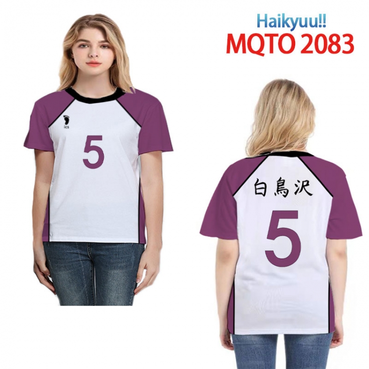 Haikyuu!! Full color printed short-sleeved T-shirt  2XS-4XL MQTO 2083