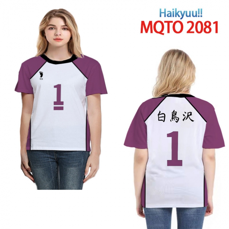 Haikyuu!! Full color printed short-sleeved T-shirt  2XS-4XL MQTO 2081