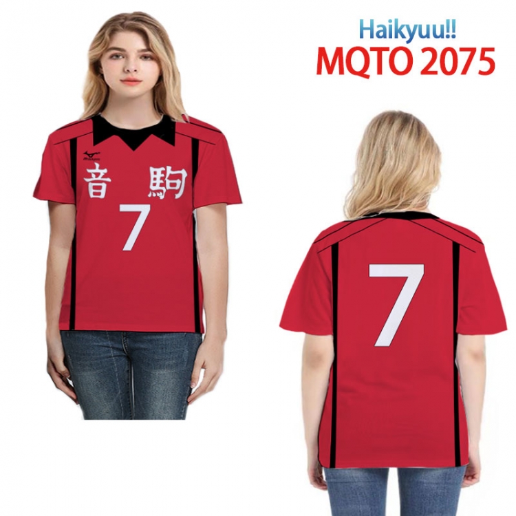 Haikyuu!! Full color printed short-sleeved T-shirt  from 2XS to 4XL  MQTO 2075