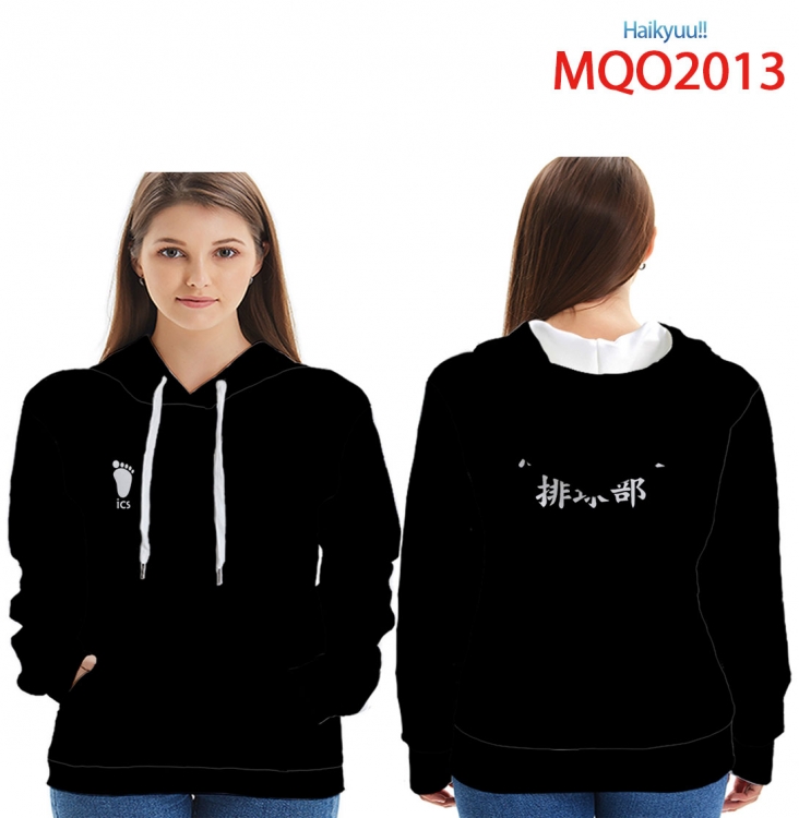 Hoodie Haikyuu!! Full Color Patch pocket Sweatshirt Hoodie  from XXS to 4XL  MQO-2013