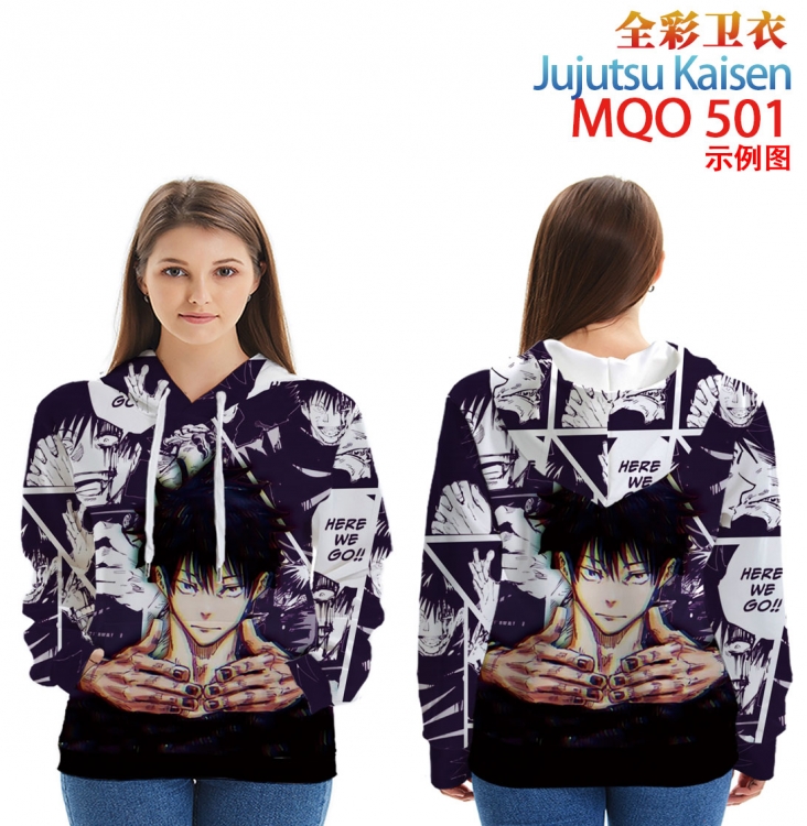 Jujutsu Kaisen Full Color Patch pocket Sweatshirt Hoodie  from XXS to 4XL MQO-501