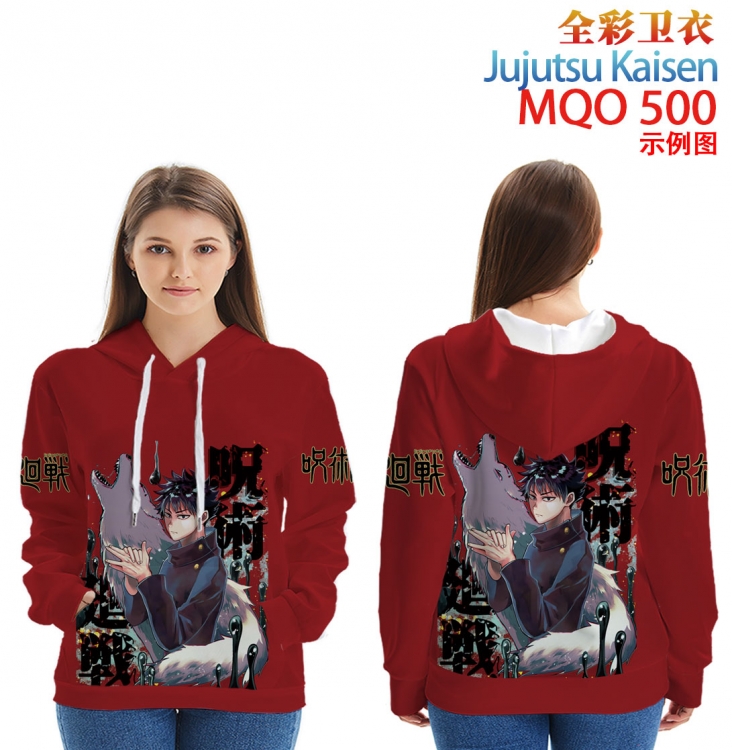 Jujutsu Kaisen Full Color Patch pocket Sweatshirt Hoodie  from XXS to 4XL MQO-500