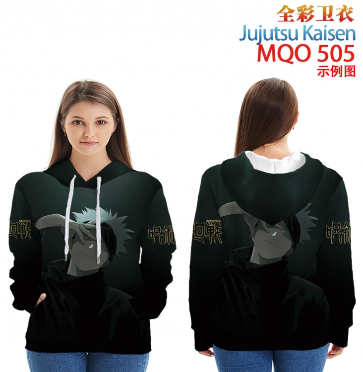 Jujutsu Kaisen Full Color Patch pocket Sweatshirt Hoodie  from XXS to 4XL MQO-505