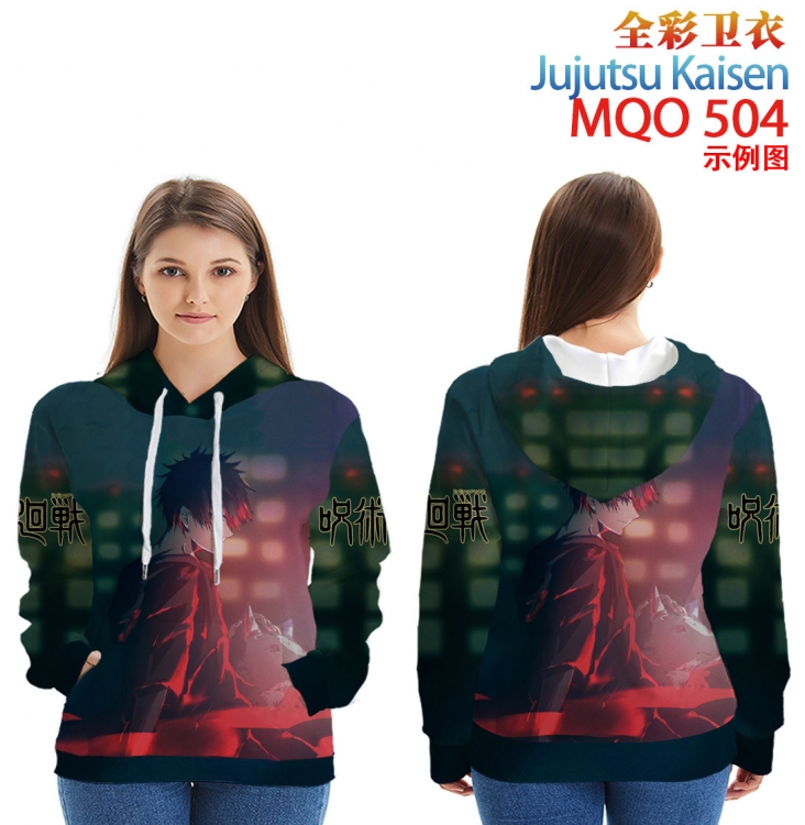 Jujutsu Kaisen Full Color Patch pocket Sweatshirt Hoodie  from XXS to 4XL MQO-504