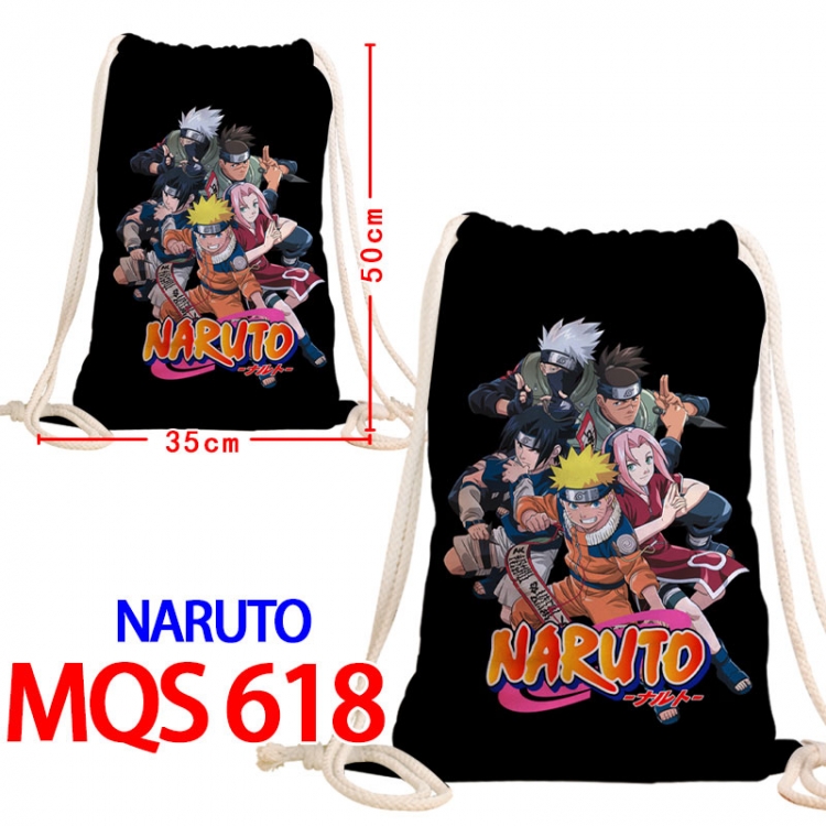 Naruto Anime Drawstring Bags Bundle Backpack  MQS 618   MQS 618