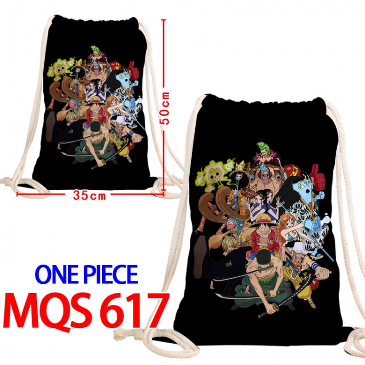 One Piece Anime Drawstring Bags Bundle Backpack  MQS 617  MQS 617