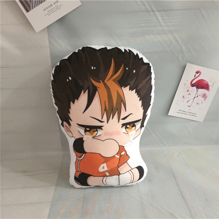 Haikyuu!! Sitting posture plush pillow with double-sided printing 42cm
