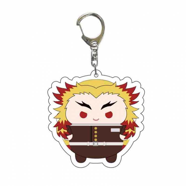 Demon Slayer Kimets Anime acrylic Key Chain  price for 5 pcs 6323