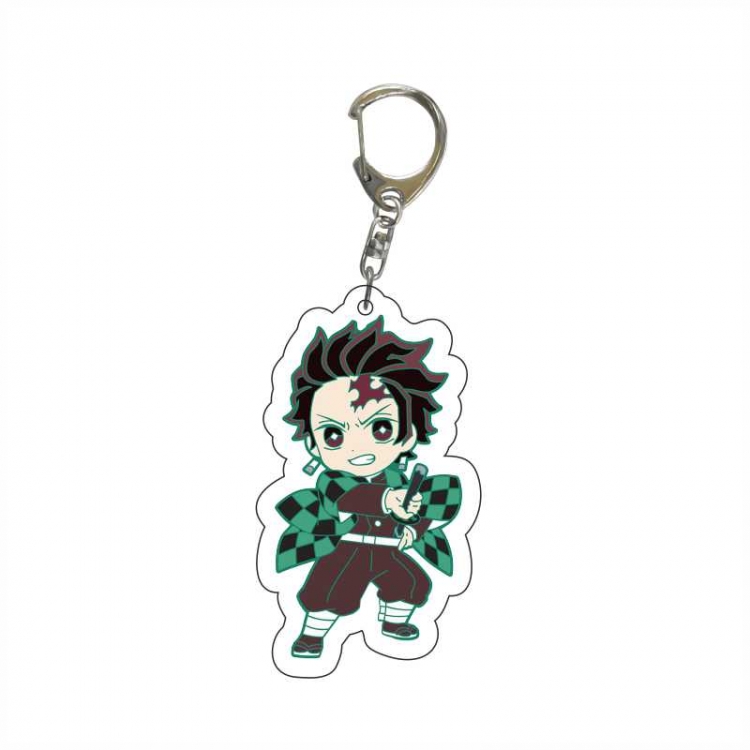 Demon Slayer Kimets Anime acrylic Key Chain  price for 5 pcs 6351