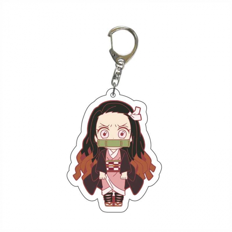 Demon Slayer Kimets Anime acrylic Key Chain  price for 5 pcs 6352